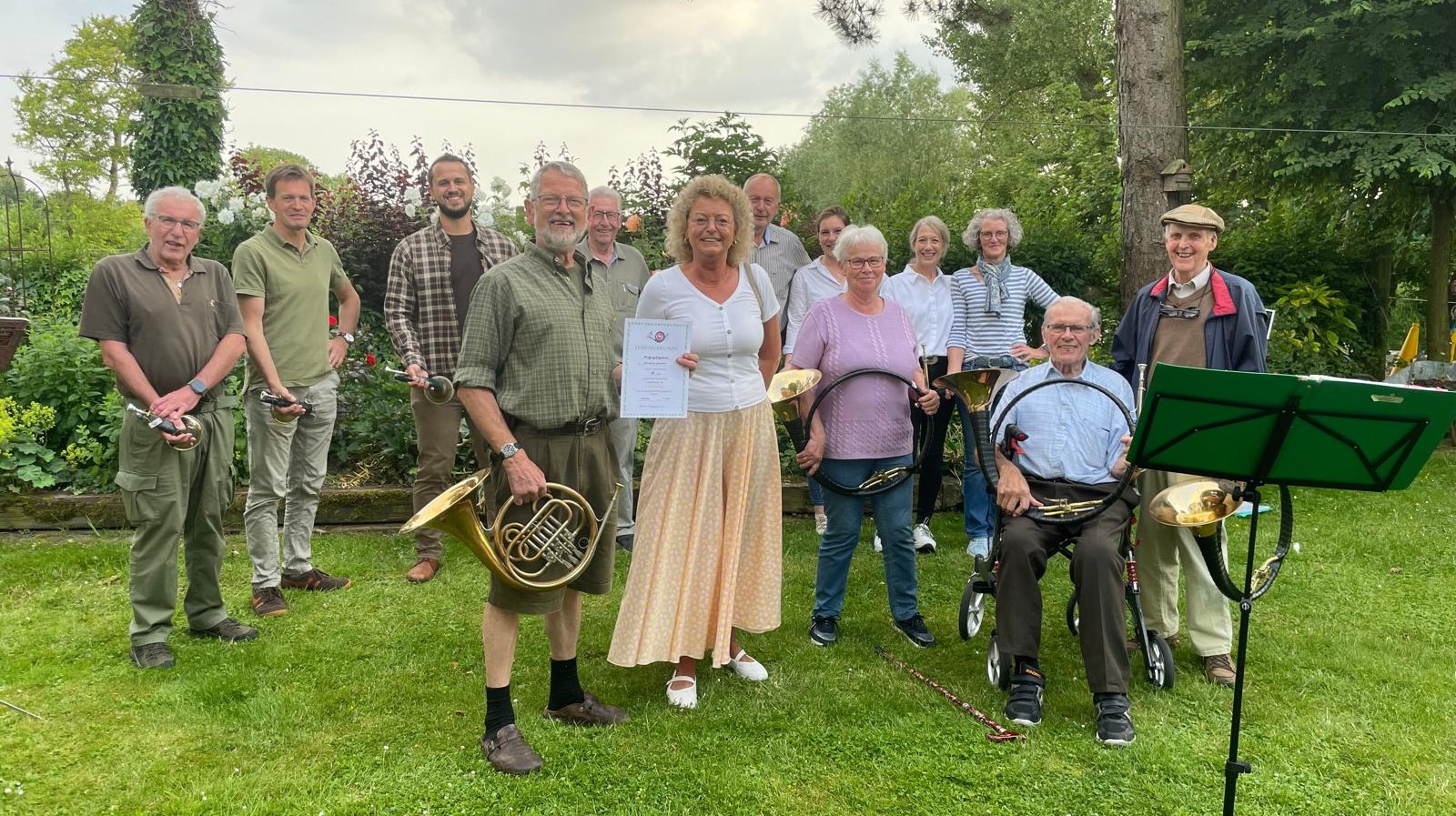 Jagdhornbläser-Gruppe